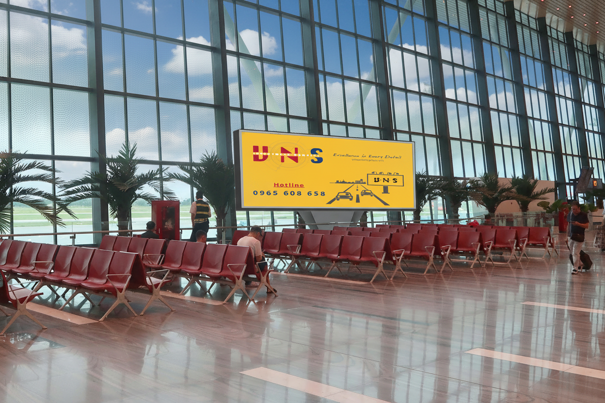 Màn hình Led khu vực ramp dốc phòng chờ Tầng 3